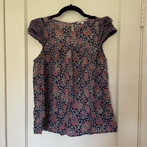 Madewell Floral Blouse size 6